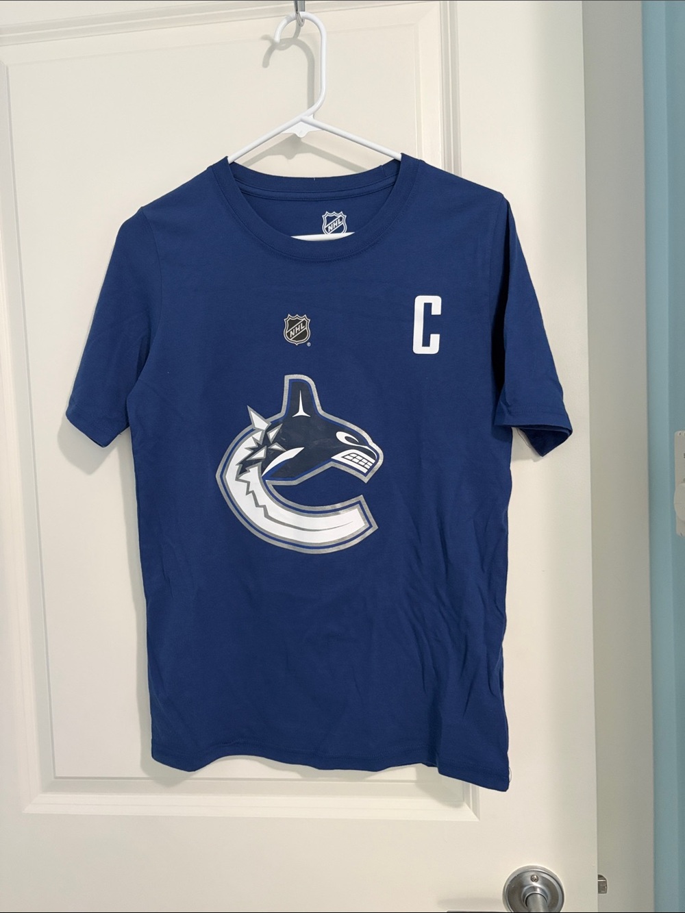 Canucks Kids' Navy Blue Short-Sleeve Tee (14-16 years)
